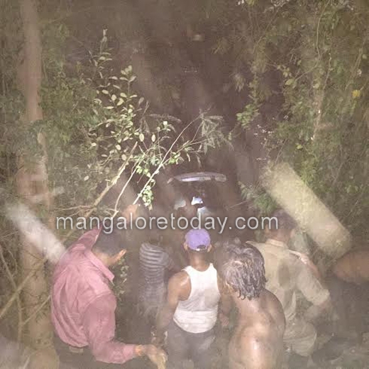 Car accident at Tannirbavi - 